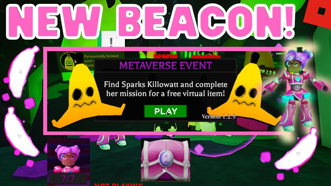 (Banana Eats) The New Metaverse *Event* Is Here + New Beacon Tutorial