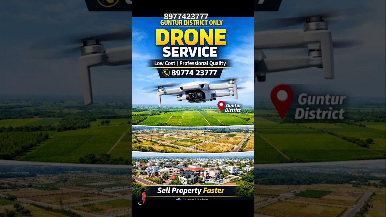 Sell Property Faster with Drone Video | Guntur Skyview 