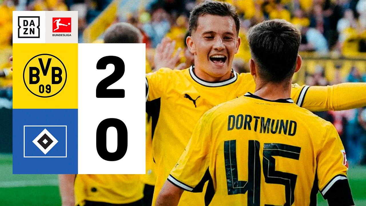 Resumen: Borussia Dortmund vs Hamburger (2-0) | Resumen y goles |Highlights Bundesliga