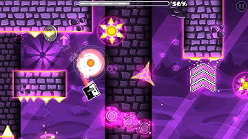 Lightning Vortex by Dakiro (Easy Demon)(1/1 Coin) Geometry Dash