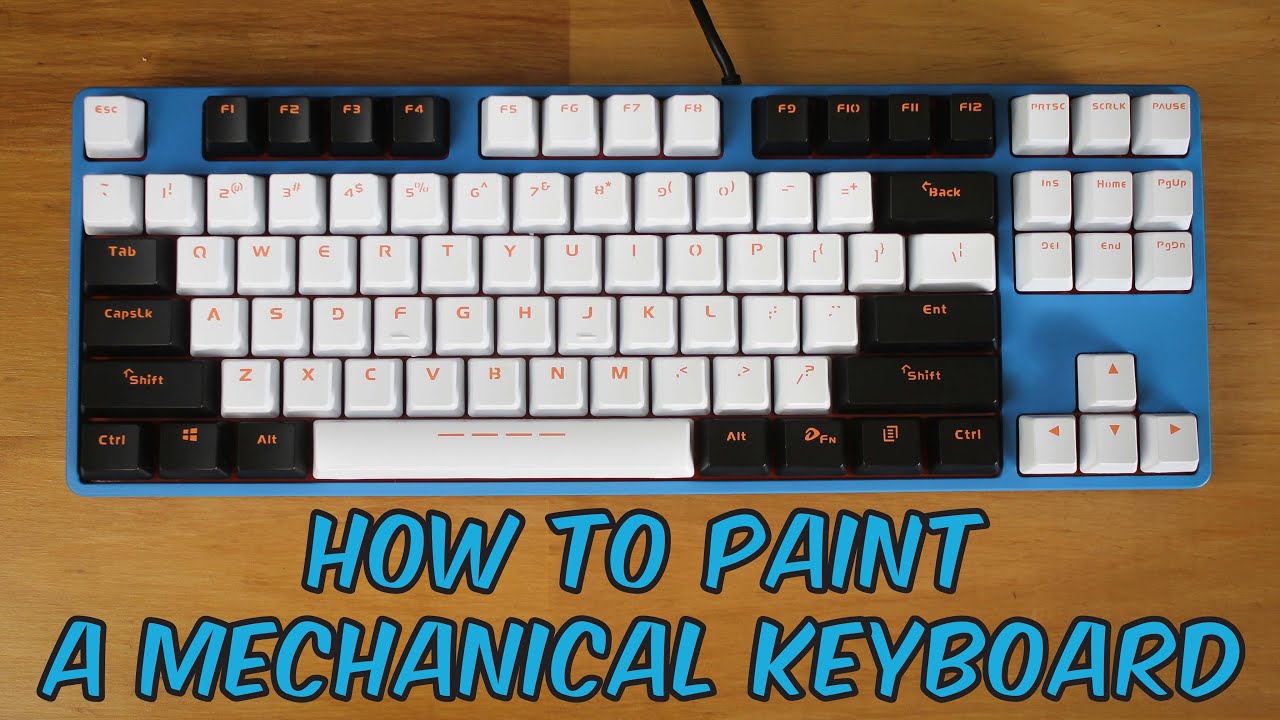 How To Paint A Mechanical Keyboard : V1