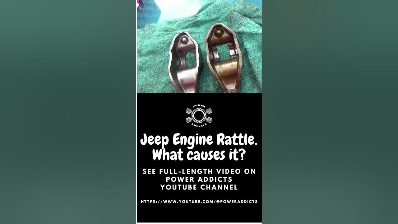 Jeep Engine Rattle. What causes it? #poweraddictscrew #jeepyj #jeeptj