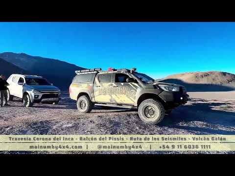 🔥 NUEVO TRACK EXTREMO: de Corona del Inca al Balcón del Pissis | Travesía Mainumby4x4 🌋