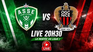 ASSE - NICE   Match aller des barrages pour la montée en Ligue 1! le match commenté en live 💥!