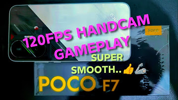 POCO F7 5G | SUPER SMOOTH MP 120FPS FULL HANDCAM GAMETEST
