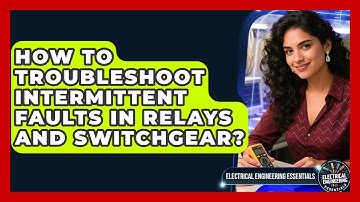 How To Troubleshoot Intermittent Faults In Relays And Switchgear?