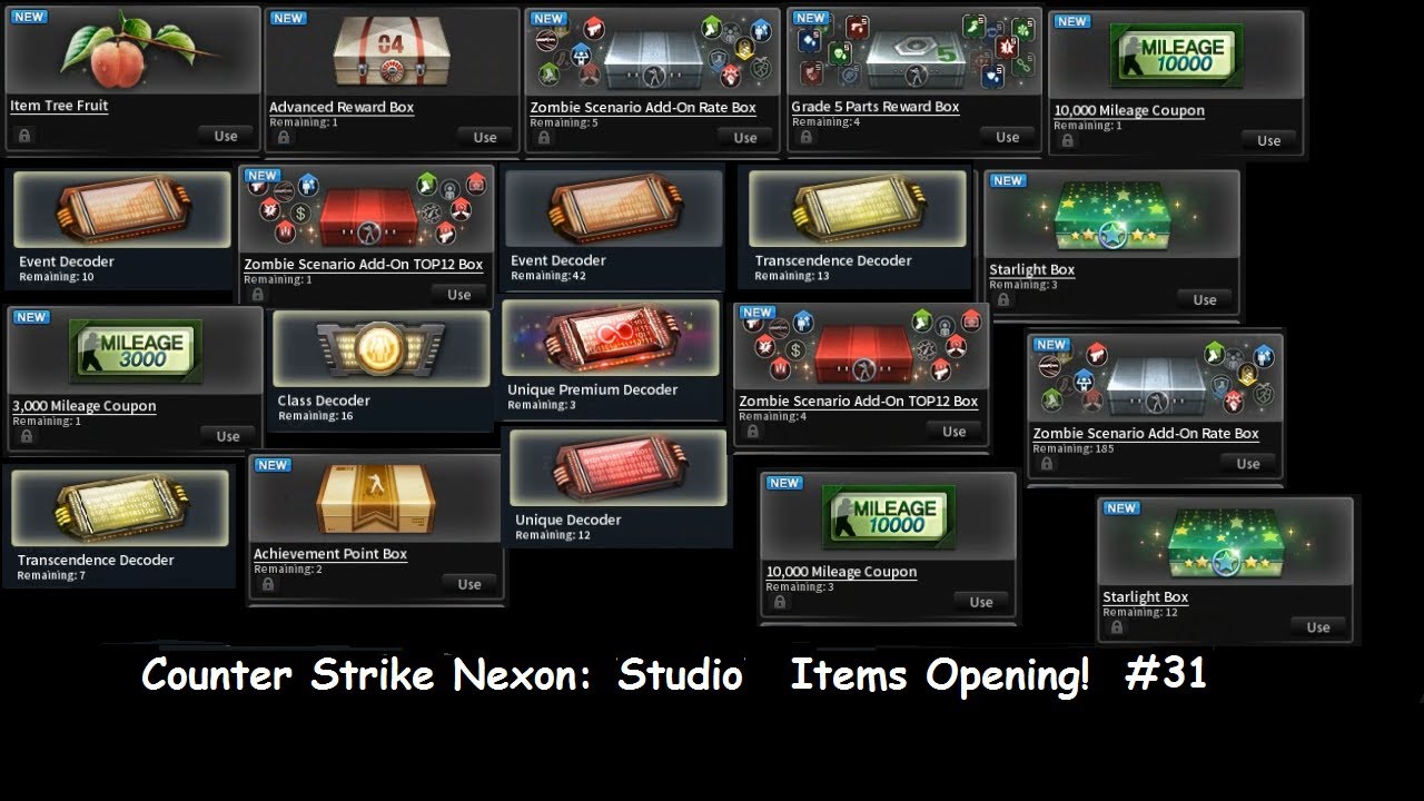 [CSNS/CSNZ] Counter Strike Nexon: Studio Items Opening #31 - YouTube