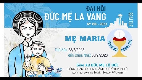 Thánh Lễ Khai Mạc Đại Hội La Vang Kỳ VIII. Do Đức Giám Mục Giuse Đặng Đức Ngân chủ tế.