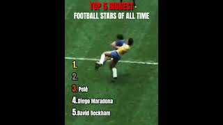 Top 5 Biggest FOOTBALL STARS of ALL TIME