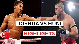 Anthony Joshua vs Justis Huni Highlights &amp; Knockouts