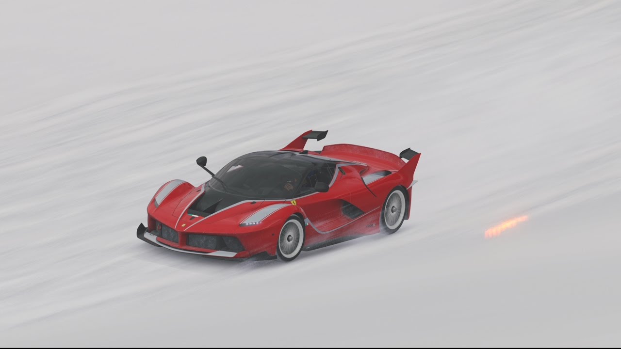 Forza Horizon 3 - FERRARI FXX K | Driving On Ice & Snow | Blizzard Mountain