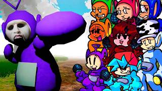 Fnf Nocturnal Protocol But Tinky Winky And All The Teletubbies Sing It 