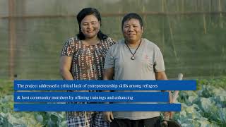 Overview of A Systemic Approach to Refugee and Host Communities Livelihoods in Nepal (AIMS) Project.