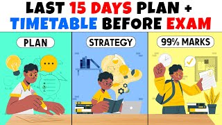 RIGHT WAY TO STUDY 15 DAYS BEFORE EXAMS |#timetable #abetterlife #exammotivation #boardexam2023