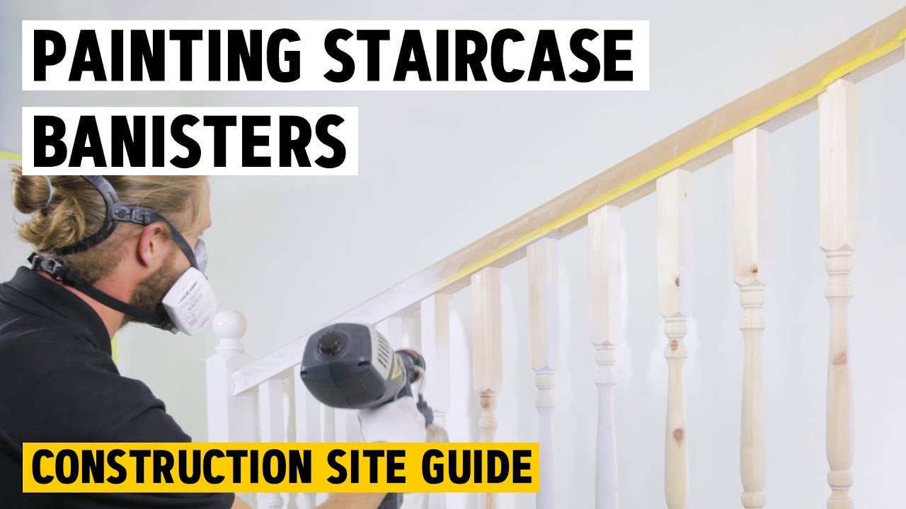 WAGNER Finish Control 3500 | Mask handrail & spray painting spindles XVLP