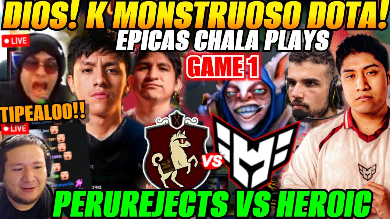 😲analizan HEROIC vs PERU REJECTS Game 1 Bo3 DREAMLEAGUE S28😲Parker, Scofield vs Yuma y Wisper