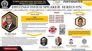 Distinguished Speaker Series: Session 4 - Mr Kush Shah