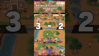 NEVER LET LUIGI GRAB YOU AT 0%!