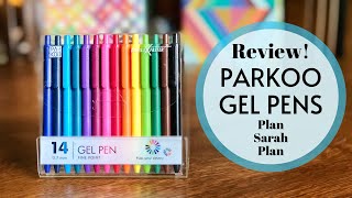 Review! | Parkoo 14-Color Quick Dry Gel Pens