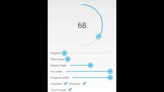 SeekArc custom view