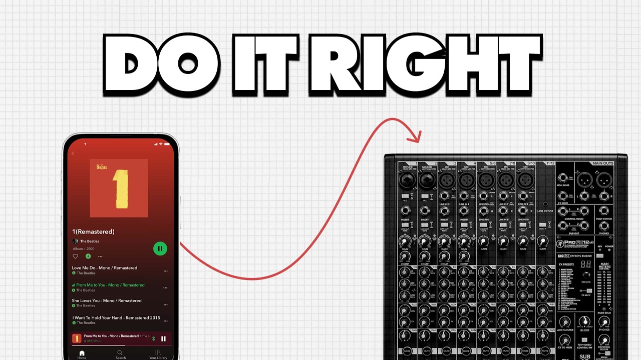 Connect a Phone or Laptop to a Mixer (The Right Way)