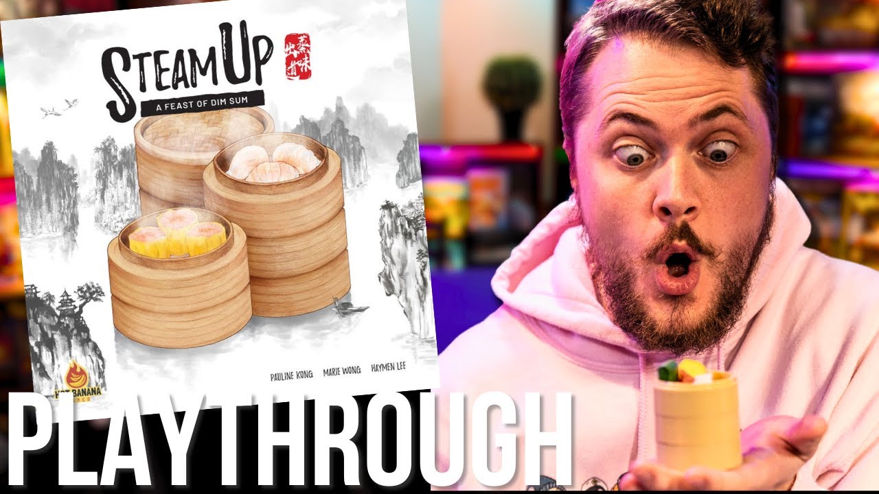 Steam Up: A Feast of Dim Sum - How to play board game (Official Video) 