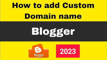 How to add Custom Domain in Blogger blog | Blogger me Custom Domain name configure karte hai?