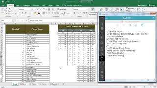 Tutorial Badminton Tournament Bracket - Download link below screenshot 3