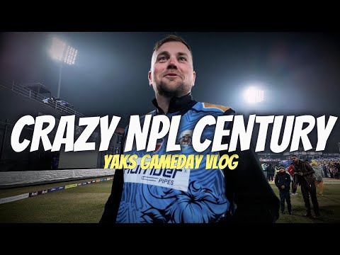 A 40 BALL CENTURY!! - Karnali Yaks Gameday Vlog