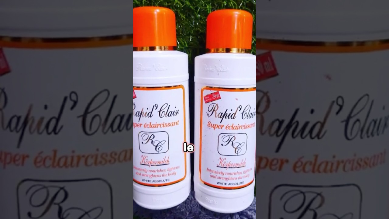 ⚠️Danger⛔️ Rapide clair ( rapid’clair) la gamme éclaircissante. 