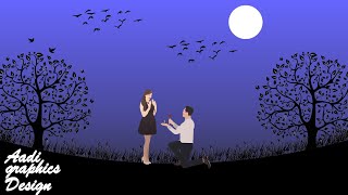 Midnight contrast Coreldraw Design | Coreldraw Design | Coreldraw Tutorial |
