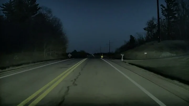 Tesla Full Self Driving prevents night time deer strike front camera #FSD #fullselfdriving #deer