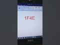 sending symbol #viral #microsoftoffice