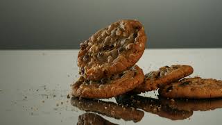 Cookies Slow Motion Completely Free Stock Footage