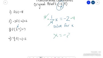 Apply Transformations to Coordinates