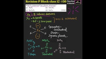 50 | P Block Elements class 12 | P block for NEET | P block for JEE | NEET PYQ with Solution #Shorts