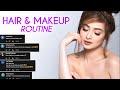 MY HAIR & MAKEUP ROUTINE - #LALABZMAE