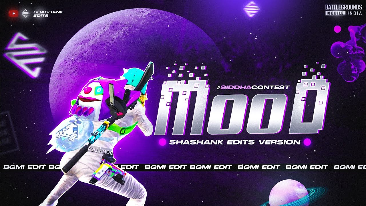 [ 4k ] MOOD - BGMI BEAT SYNC MONTAGE | SIDDHA GAMING CONTEST | 