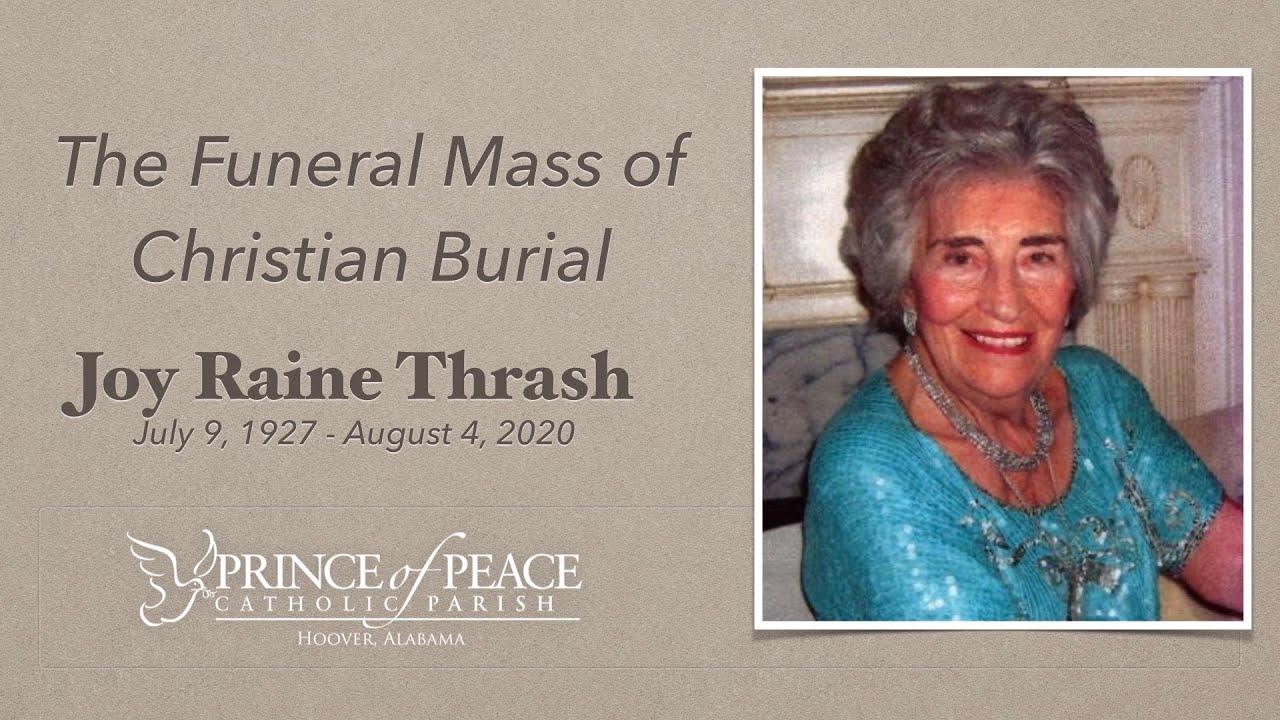8/11/2020 | The Funeral Mass of Joy Raine - YouTube