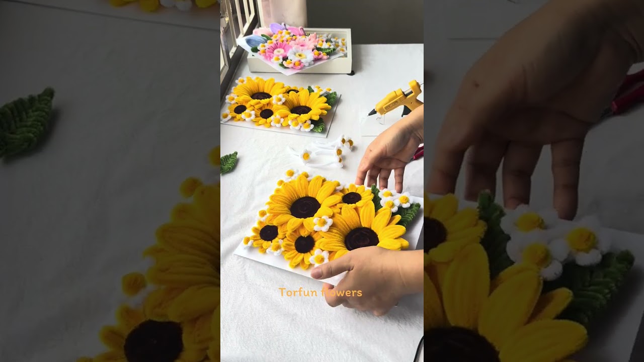 Tutorial sunflower frame 🌿🌻