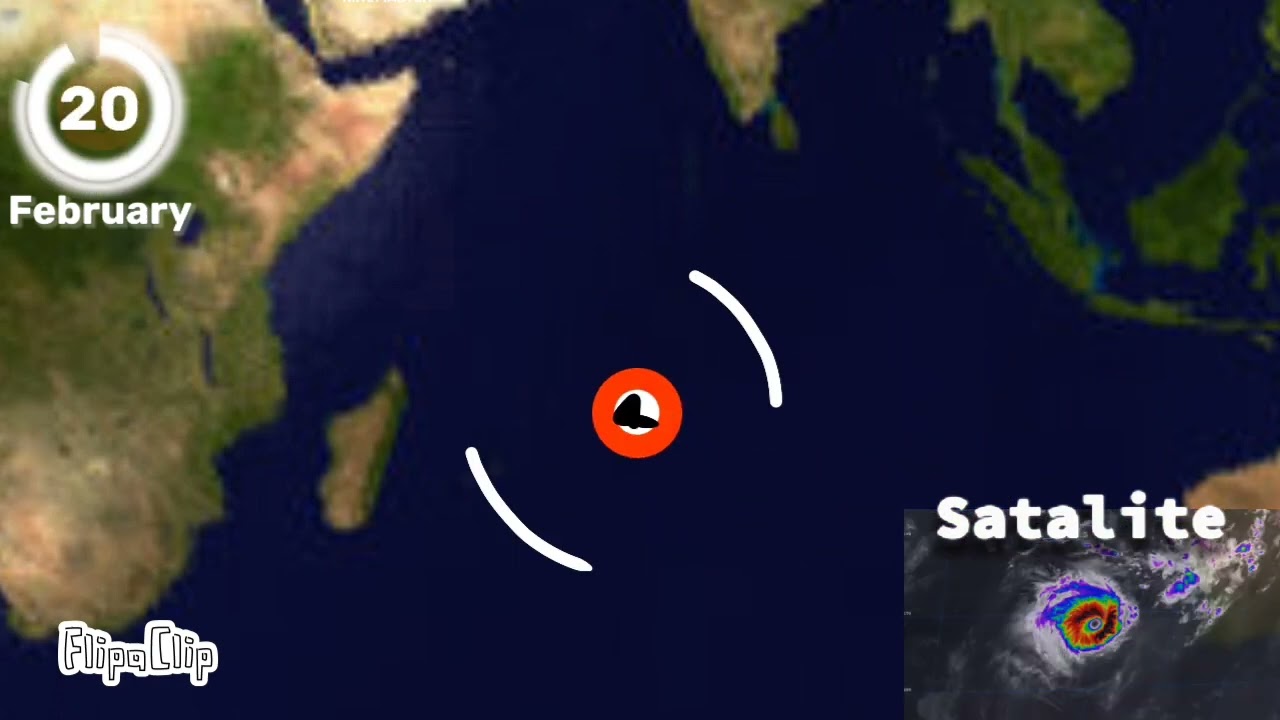 Track of Cyclone Freddy