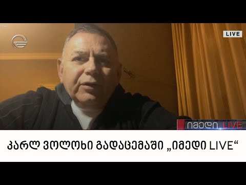 პოლიტოლოგი კარლ ვოლოხი გადაცემაში „იმედი LIVE“