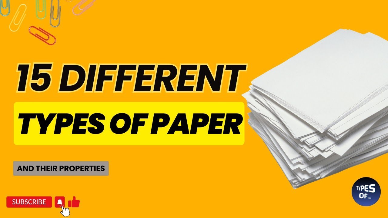 15 TYPES OF PAPER 📜 (Short Review)