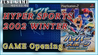 PS2 HYPER SPORTS 2002 WINTER  Game OP Movie (하이퍼 스포츠 2002 윈터 ) ハイパースポーツ 2002 WINTER