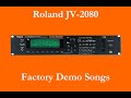 Roland jv2080  dmos internes  factory demo songs