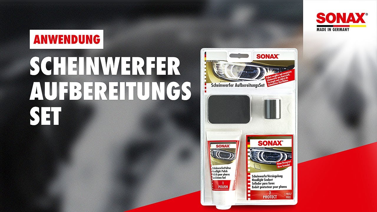 SONAX - Profiline Headlight Restoration Kit