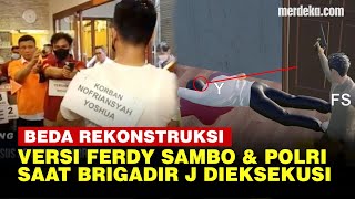 Rekonstruksi Versi Polri & Ferdy Sambo Berbeda soal Tembakan ke Kepala Belakang Brigadir J