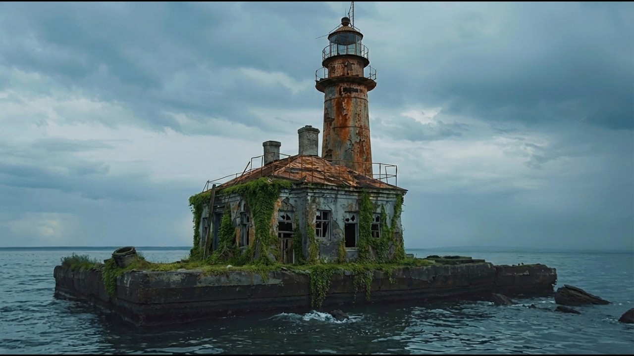 I Turned an Abandoned Lighthouse Island into a Luxury House (ASMR)
