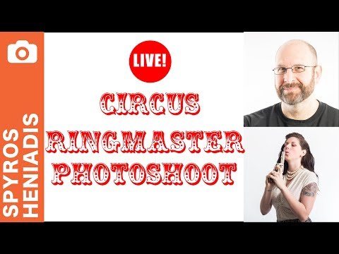 LIVE: CRAZY CIRCUS RINGMASTER PHOTOSHOOT - LIVE: CRAZY CIRCUS RINGMASTER PHOTOSHOOT