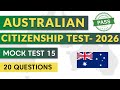 Citizenship Test 2026 Australia – Australian Citizenship Practice with Our Common Bond Questions